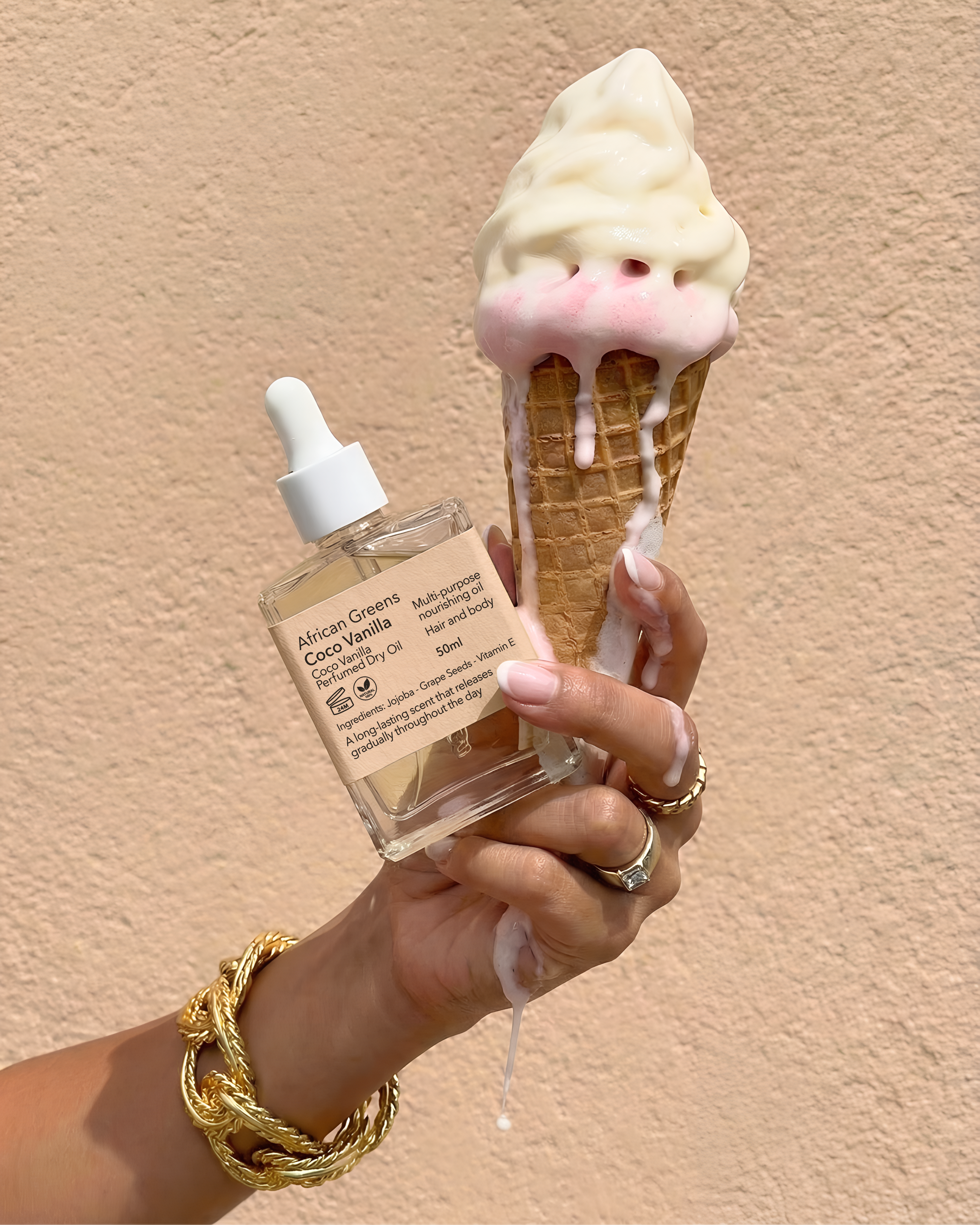 Caramel oud perfumed body oil