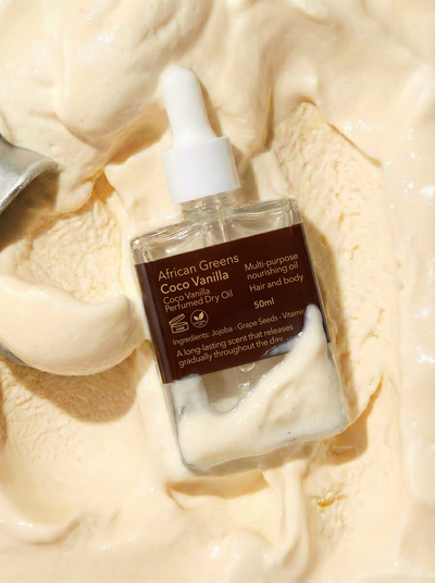 Coco vanilla perfumed dry oil