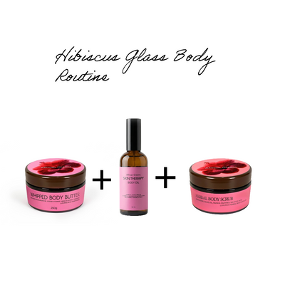 🌺 Hibiscus Glass Body Routine