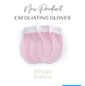Exfoliation silk gloves